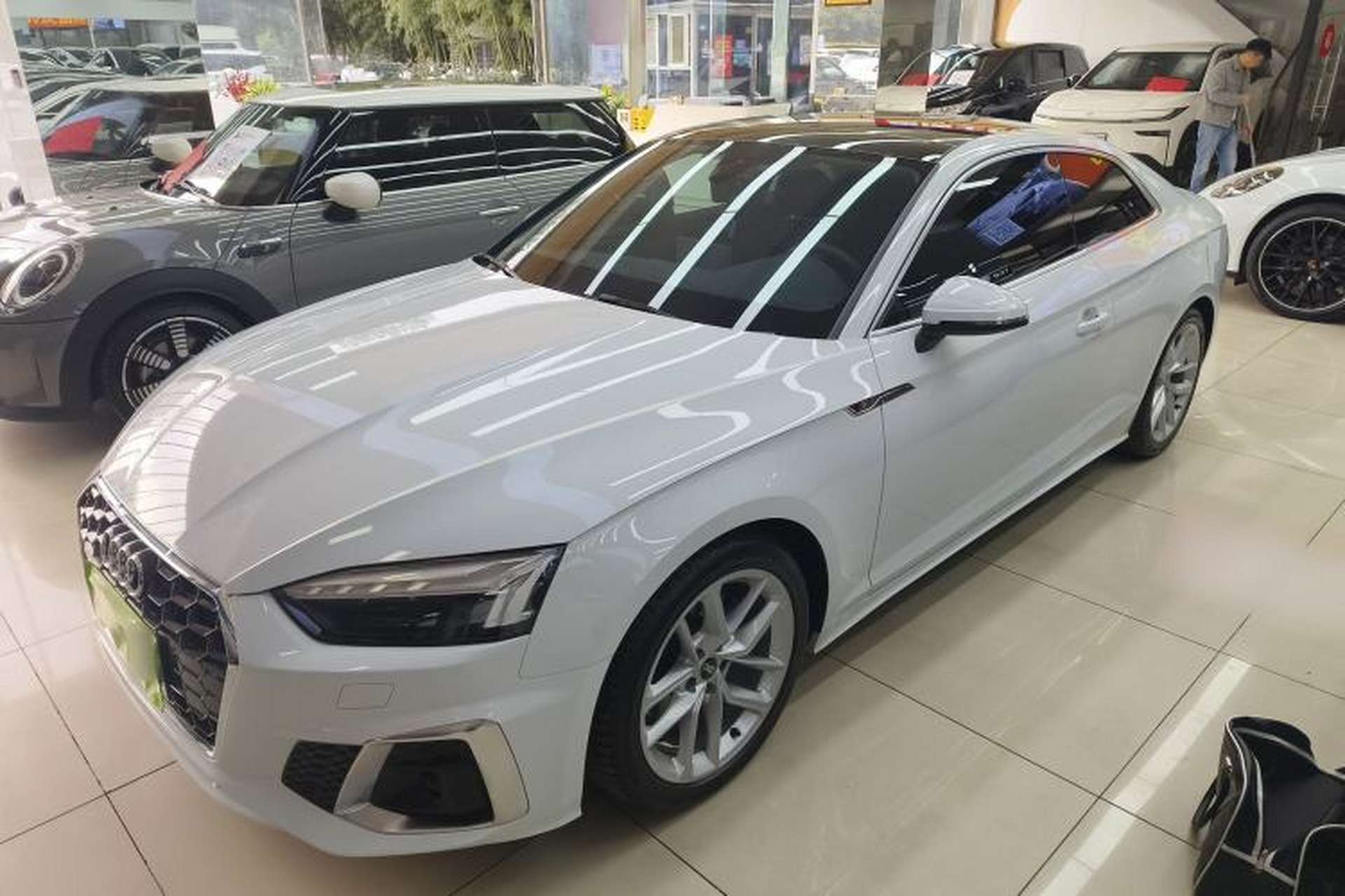 Used Audi A5 2023 Coupe 40 TFSI Fashionable and Dynamic Model Front Left 45 Deg