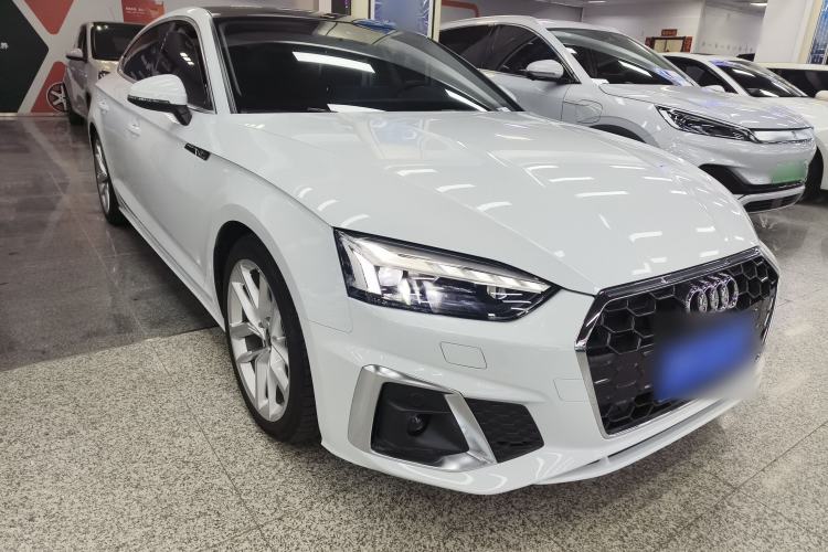Used Audi A5 2023 Sportback 40 TFSI Fashionable and Dynamic Model Front Right 45 Deg