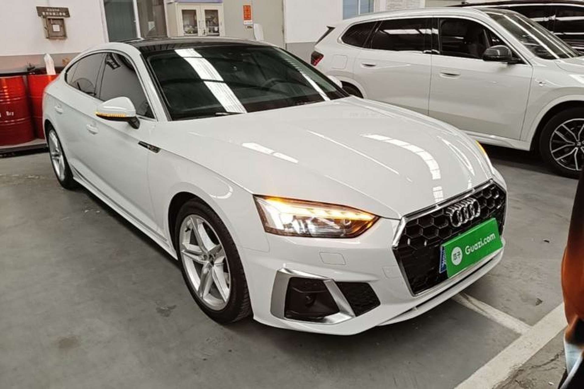 Used Audi A5 2023 Sportback 40 TFSI Fashionable and Dynamic Model Front Right 45 Deg