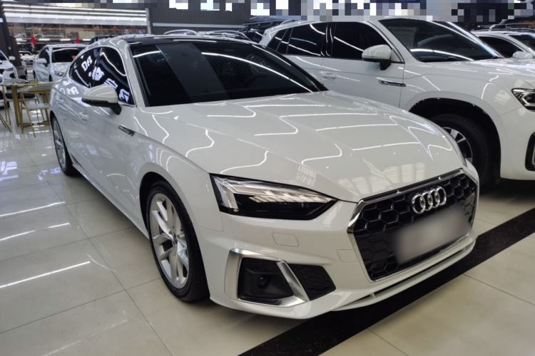 Used Audi A5 2023 Sportback 40 TFSI Fashionable and Dynamic Model Front Right 45 Deg