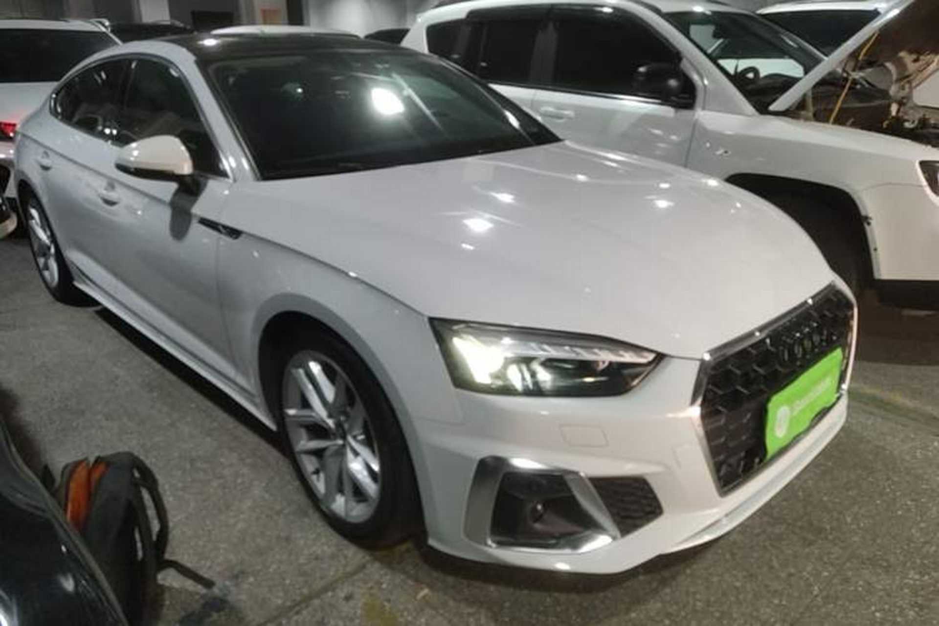 Used Audi A5 2023 Sportback 40 TFSI Fashionable and Dynamic Model Front Right 45 Deg