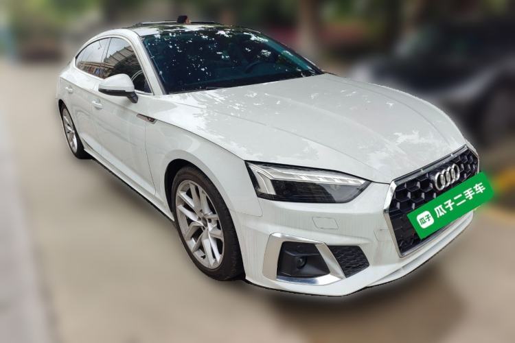 Used Audi A5 2023 Sportback 40 TFSI Fashionable and Dynamic Model Front Right 45 Deg