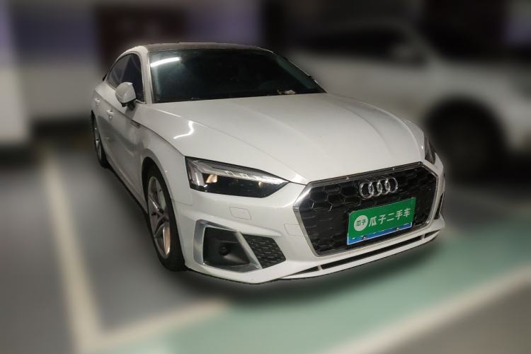 Used Audi A5 2023 Sportback 40 TFSI Fashionable and Dynamic Model Front Right 45 Deg