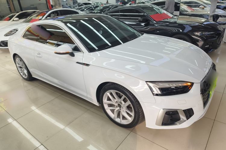 Used Audi A5 2023 Coupe 40 TFSI Fashionable and Dynamic Model Front Right 45 Deg