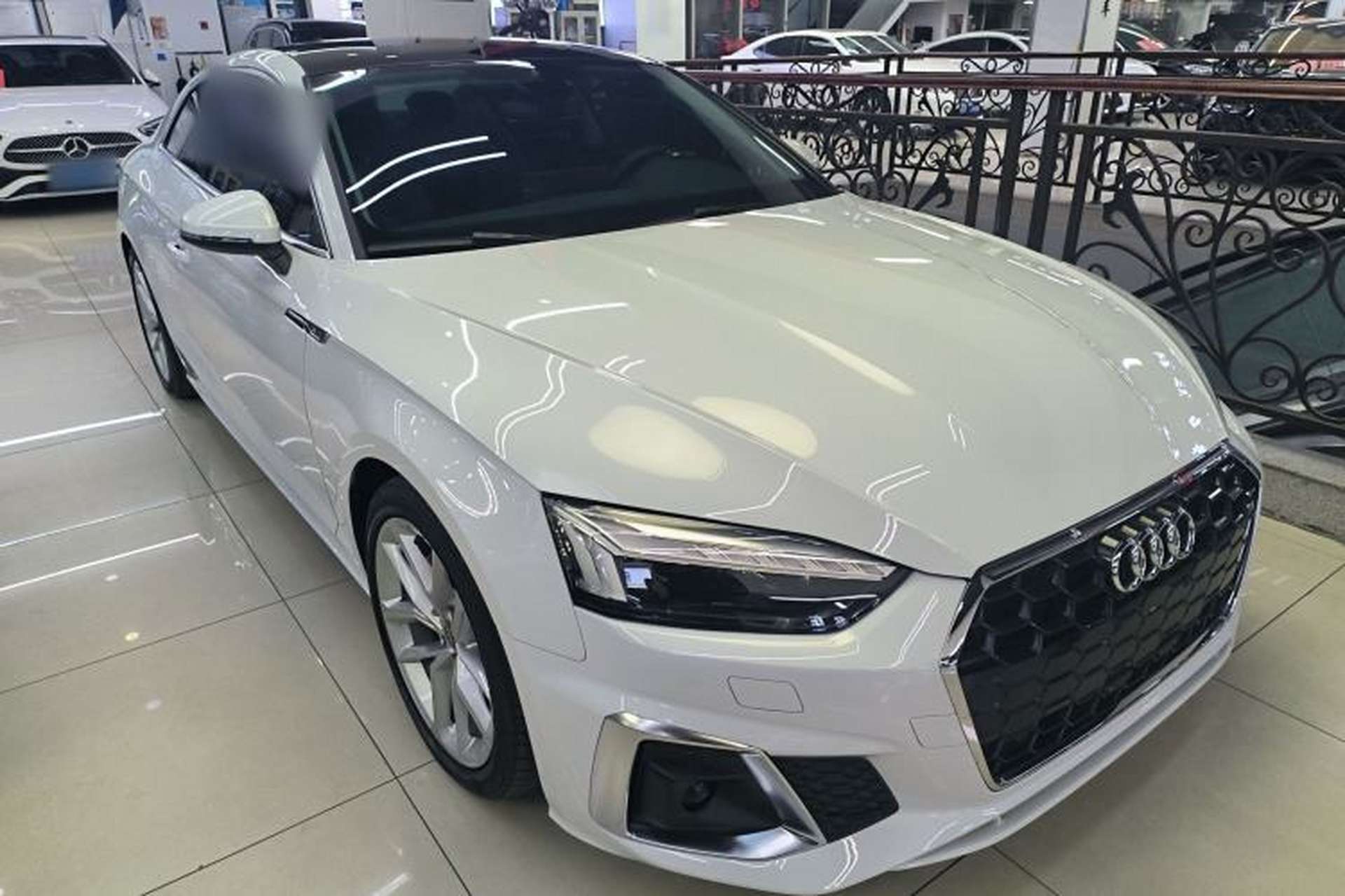 Used Audi A5 2023 Coupe 40 TFSI Fashionable and Dynamic Model Front Right 45 Deg