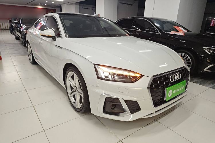 Used Audi A5 2023 Sportback 40 TFSI Fashionable and Dynamic Model Front Right 45 Deg