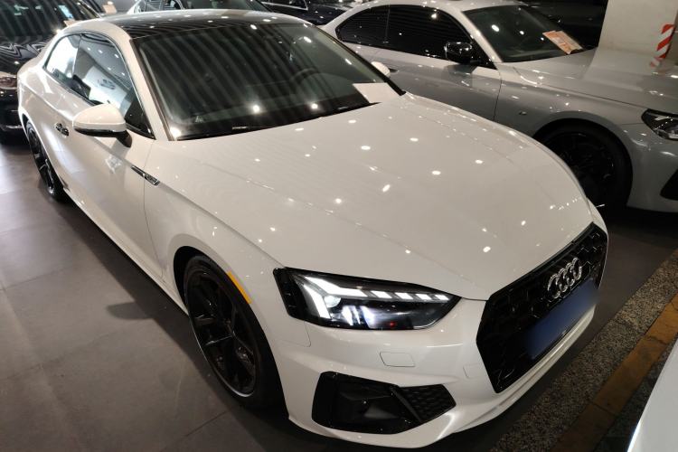 Used Audi A5 2023 Coupe 40 TFSI Fashionable and Dynamic Model Front Right 45 Deg