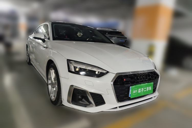 Used Audi A5 2023 Sportback 40 TFSI Fashionable and Dynamic Model Front Right 45 Deg