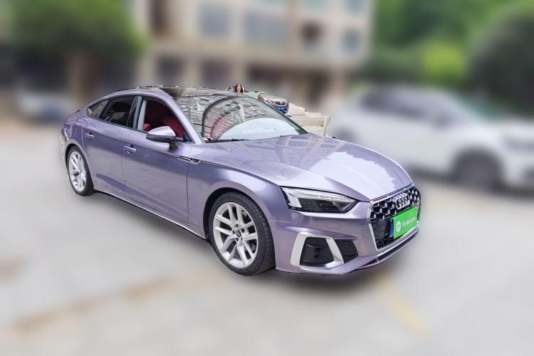 Used Audi A5 2023 Sportback 40 TFSI Fashionable and Dynamic Model Front Right 45 Deg