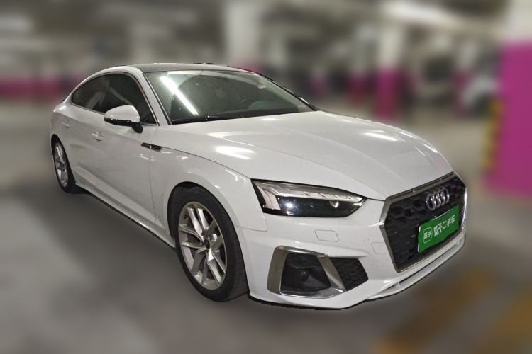 Used Audi A5 2023 Sportback 40 TFSI Fashionable and Dynamic Model Front Right 45 Deg