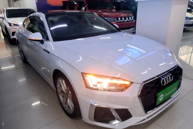 Used Audi A5 2023 Sportback 40 TFSI Fashionable and Dynamic Model Front Right 45 Deg