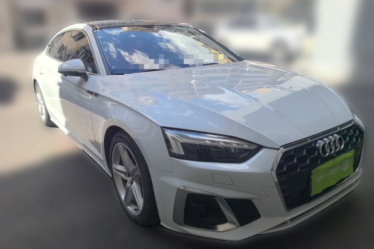 Used Audi A5 2023 Sportback 40 TFSI Fashionable and Dynamic Model Front Right 45 Deg
