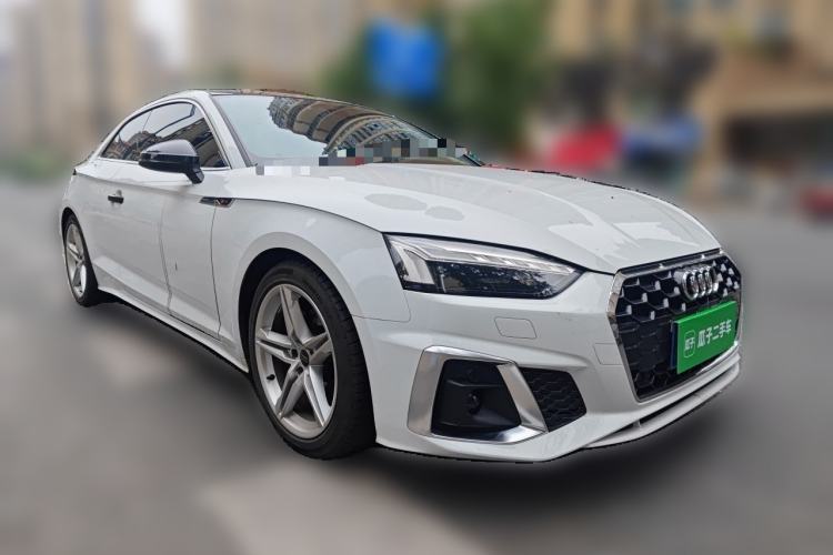 Used Audi A5 2023 Coupe 40 TFSI Fashionable and Dynamic Model Front Right 45 Deg