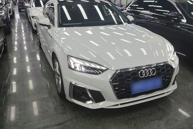 Used Audi A5 2023 Sportback 40 TFSI Fashionable and Dynamic Model Front Right 45 Deg