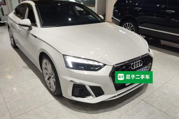 Used Audi A5 2023 Sportback 40 TFSI Fashionable and Dynamic Model Front Right 45 Deg