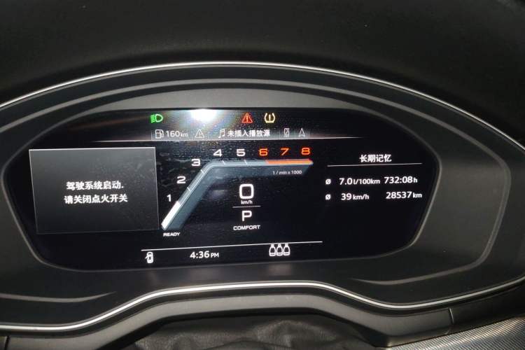 Used Audi A5 2023 Sportback 40 TFSI Fashionable and Dynamic Model Instrument Cluster