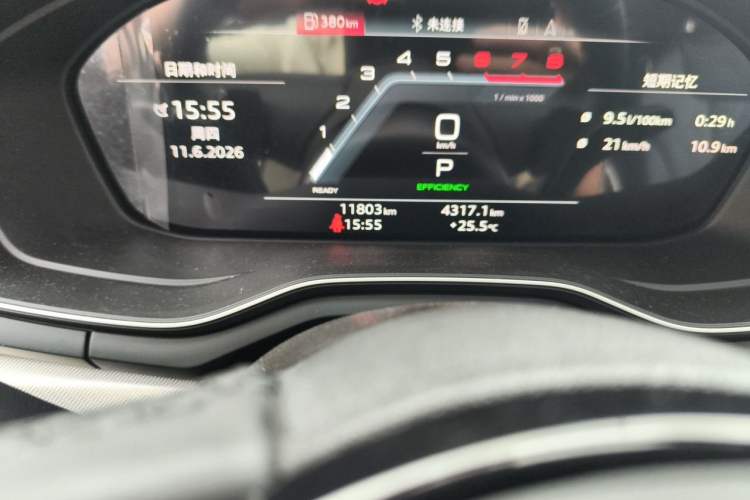Used Audi A5 2023 Cabriolet 40 TFSI Fashion Dynamic Model Odometer Close Up