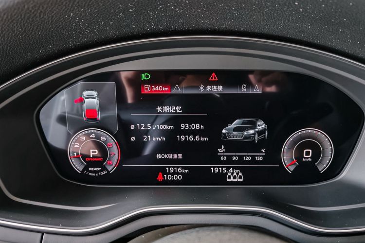 Used Audi A5 2023 Sportback 40 TFSI Fashionable and Dynamic Model Odometer Close Up