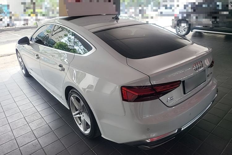 Used Audi A5 2023 Sportback 40 TFSI Fashionable and Dynamic Model Rear Left 45 Deg