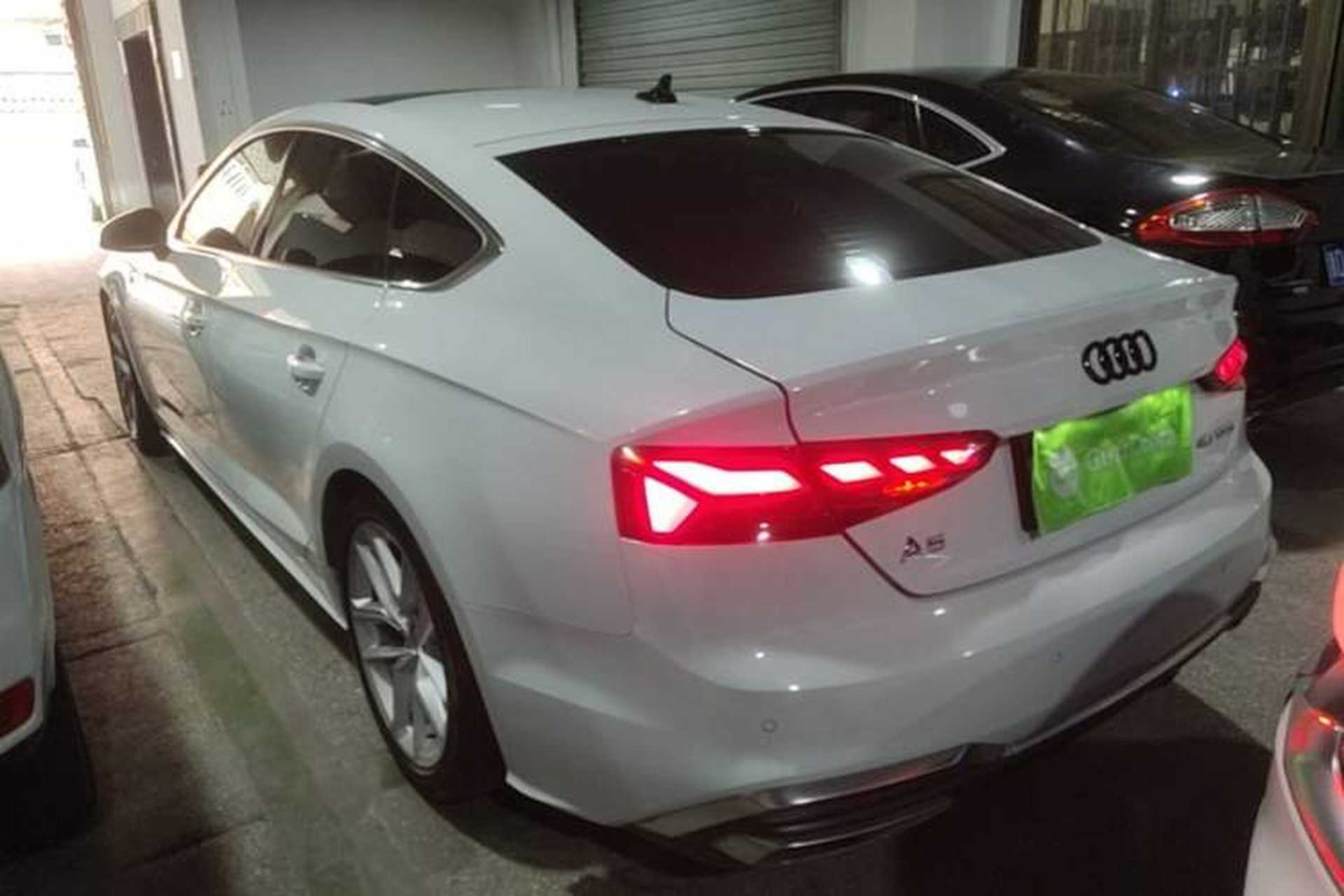 Used Audi A5 2023 Sportback 40 TFSI Fashionable and Dynamic Model Rear Left 45 Deg
