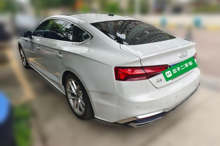 Used Audi A5 2023 Sportback 40 TFSI Fashionable and Dynamic Model Rear Left 45 Deg