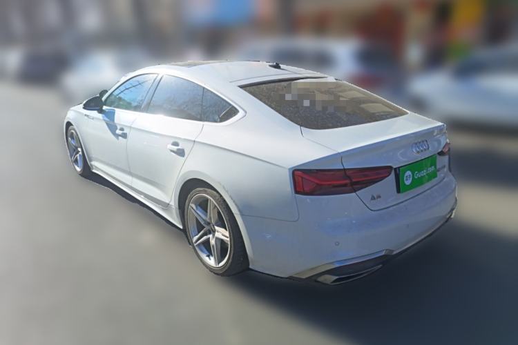 Used Audi A5 2023 Sportback 40 TFSI Fashionable and Dynamic Model Rear Left 45 Deg