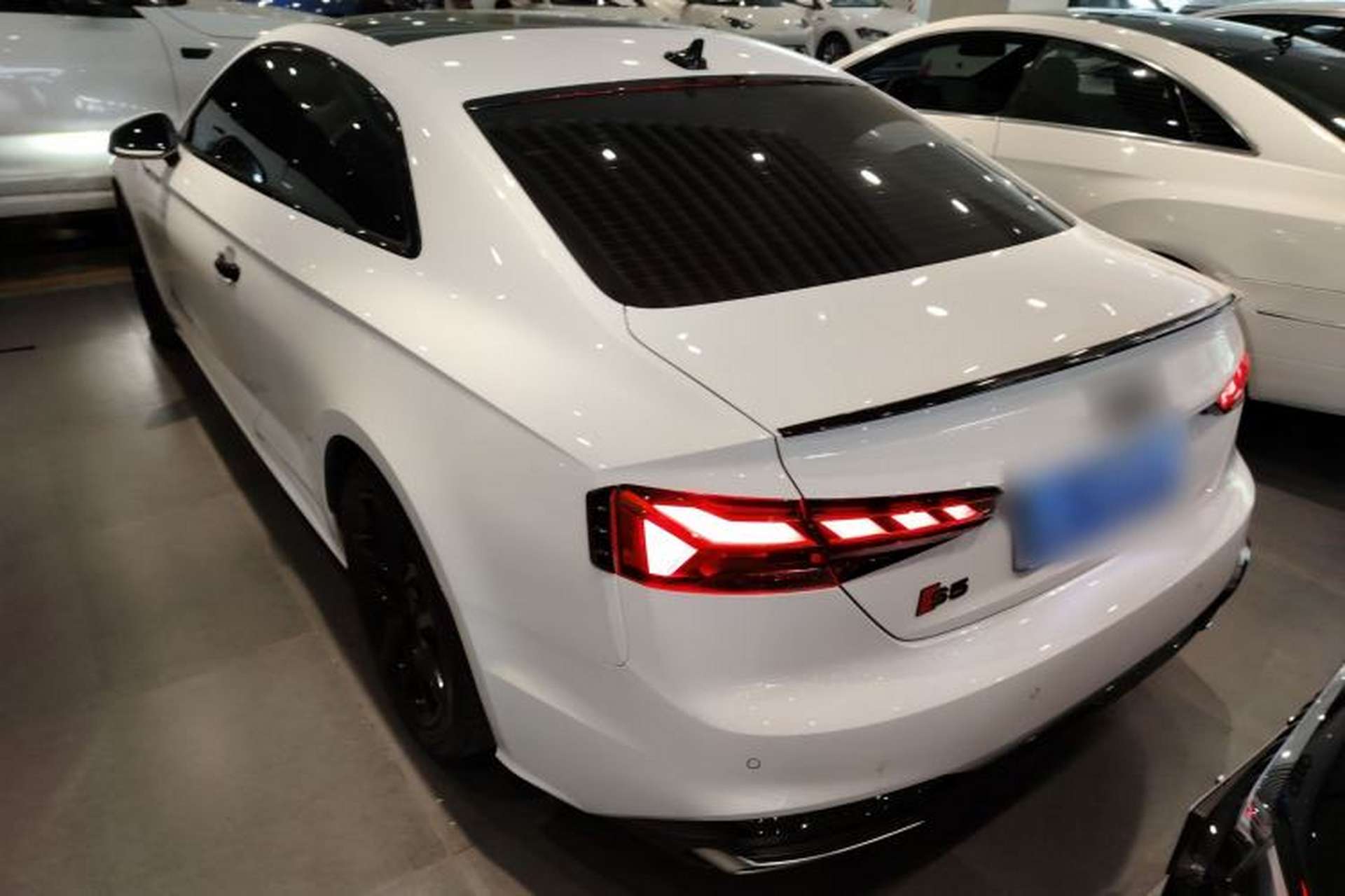 Used Audi A5 2023 Coupe 40 TFSI Fashionable and Dynamic Model Rear Left 45 Deg