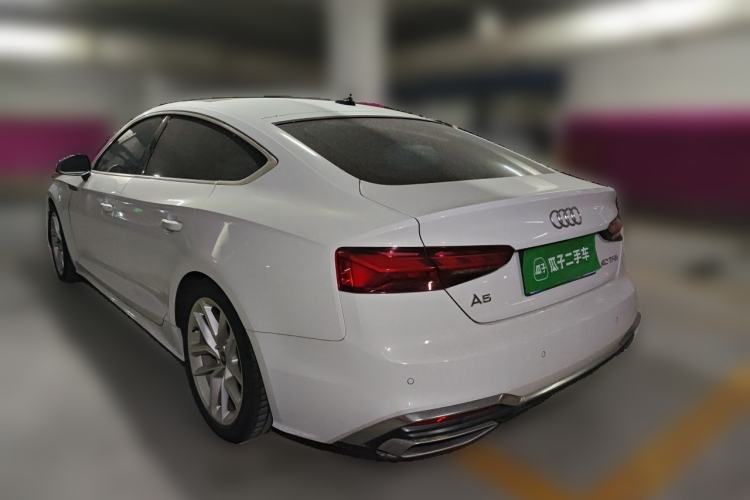 Used Audi A5 2023 Sportback 40 TFSI Fashionable and Dynamic Model Rear Left 45 Deg