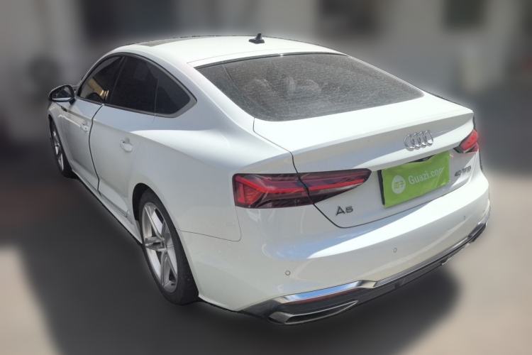 Used Audi A5 2023 Sportback 40 TFSI Fashionable and Dynamic Model Rear Left 45 Deg