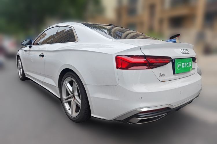 Used Audi A5 2023 Coupe 40 TFSI Fashionable and Dynamic Model Rear Left 45 Deg