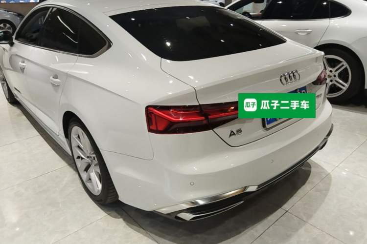 Used Audi A5 2023 Sportback 40 TFSI Fashionable and Dynamic Model Rear Left 45 Deg