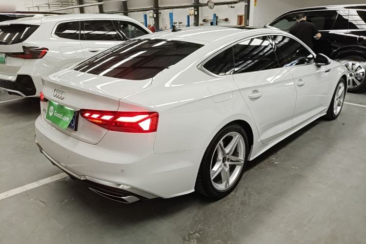 Used Audi A5 2023 Sportback 40 TFSI Fashionable and Dynamic Model Rear Right 45 Deg