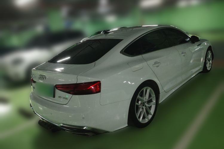 Used Audi A5 2023 Sportback 40 TFSI Fashionable and Dynamic Model Rear Right 45 Deg