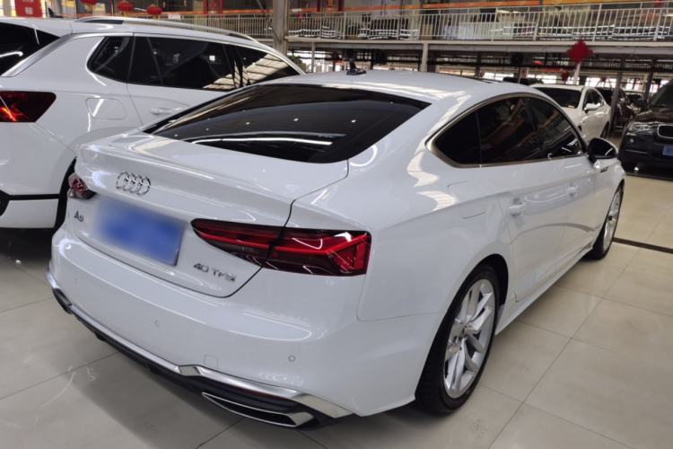 Used Audi A5 2023 Sportback 40 TFSI Fashionable and Dynamic Model Rear Right 45 Deg
