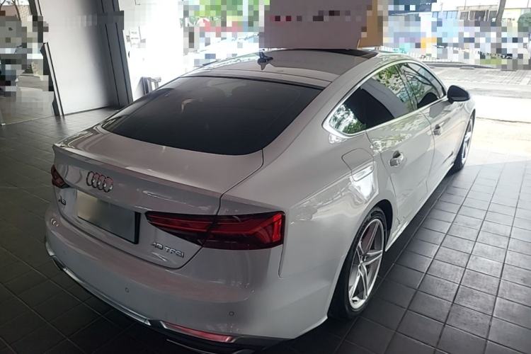 Used Audi A5 2023 Sportback 40 TFSI Fashionable and Dynamic Model Rear Right 45 Deg