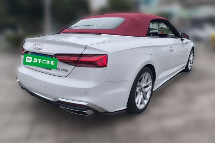 Used Audi A5 2023 Cabriolet 40 TFSI Fashion Dynamic Model Rear Right 45 Deg