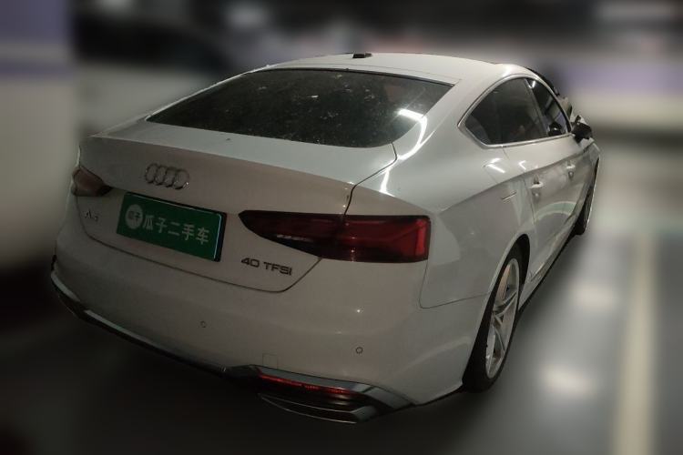 Used Audi A5 2023 Sportback 40 TFSI Fashionable and Dynamic Model Rear Right 45 Deg