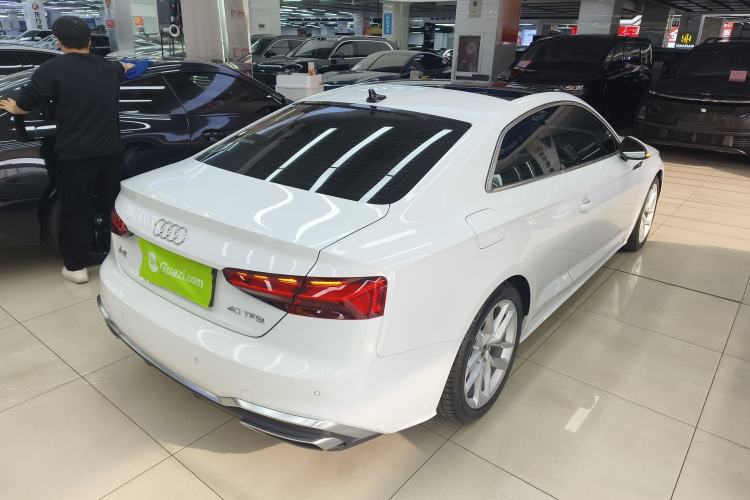 Used Audi A5 2023 Coupe 40 TFSI Fashionable and Dynamic Model Rear Right 45 Deg