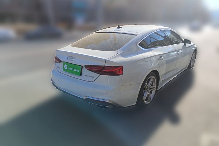 Used Audi A5 2023 Sportback 40 TFSI Fashionable and Dynamic Model Rear Right 45 Deg