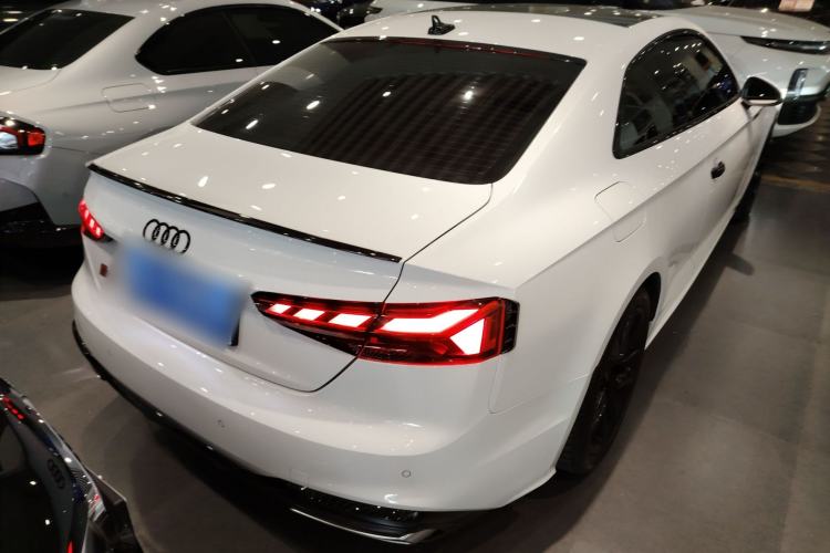 Used Audi A5 2023 Coupe 40 TFSI Fashionable and Dynamic Model Rear Right 45 Deg