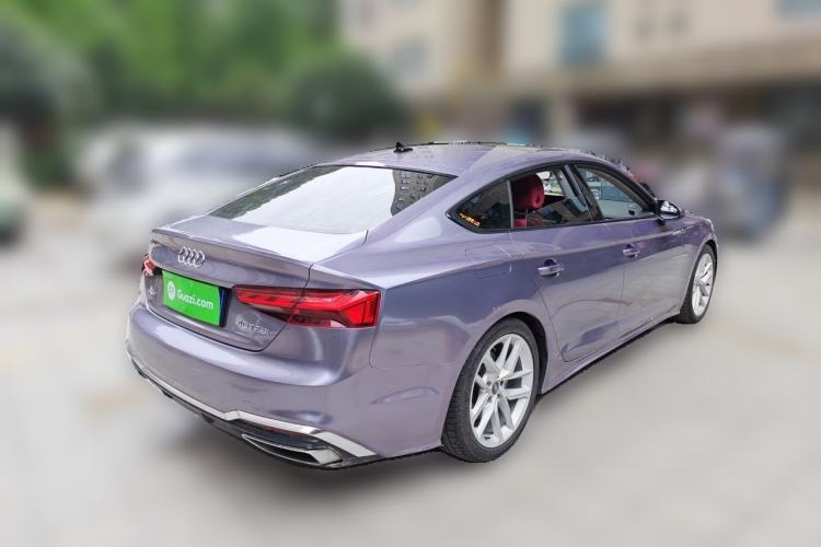 Used Audi A5 2023 Sportback 40 TFSI Fashionable and Dynamic Model Rear Right 45 Deg
