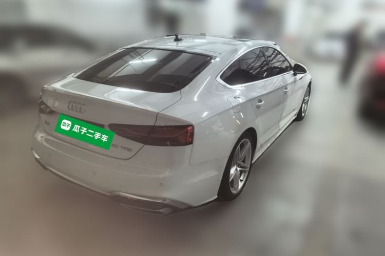 Used Audi A5 2023 Sportback 40 TFSI Fashionable and Dynamic Model Rear Right 45 Deg
