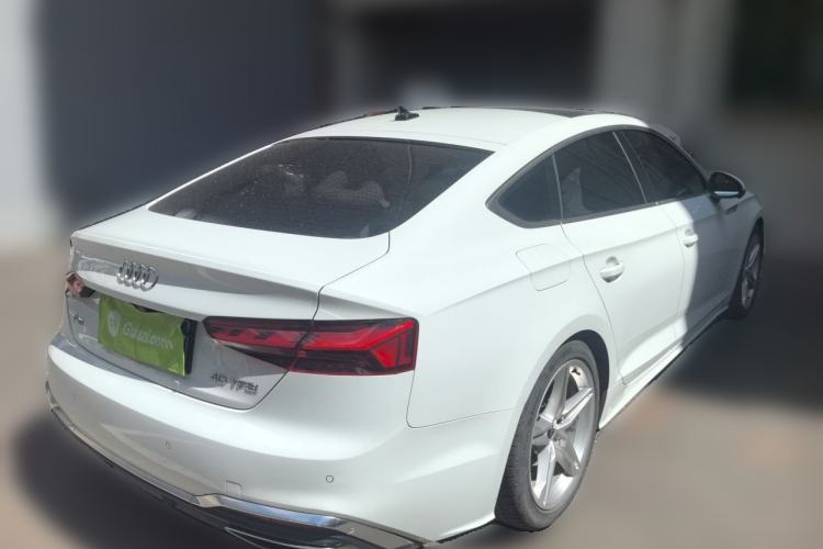 Used Audi A5 2023 Sportback 40 TFSI Fashionable and Dynamic Model Rear Right 45 Deg