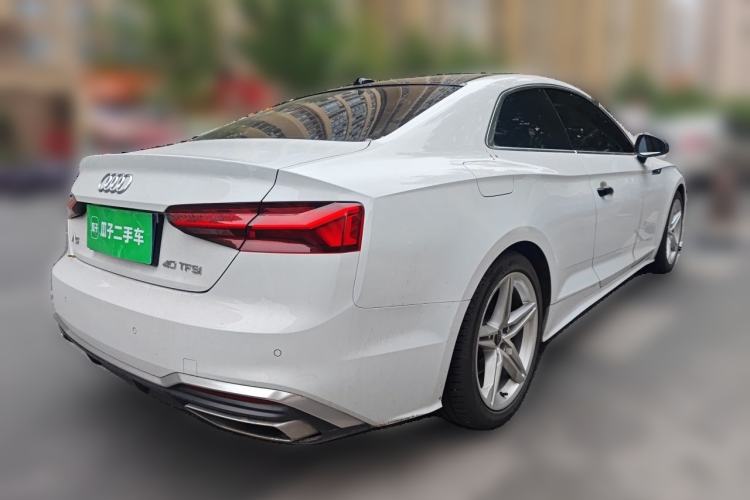 Used Audi A5 2023 Coupe 40 TFSI Fashionable and Dynamic Model Rear Right 45 Deg