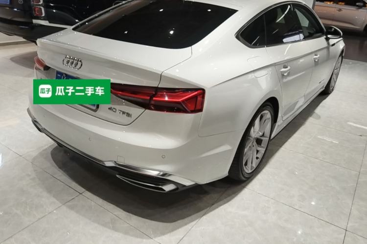 Used Audi A5 2023 Sportback 40 TFSI Fashionable and Dynamic Model Rear Right 45 Deg