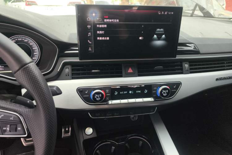 Used Audi A5 2024 Sportback 40 TFSI quattro Luxury Dynamic Model Audio And AC Panel