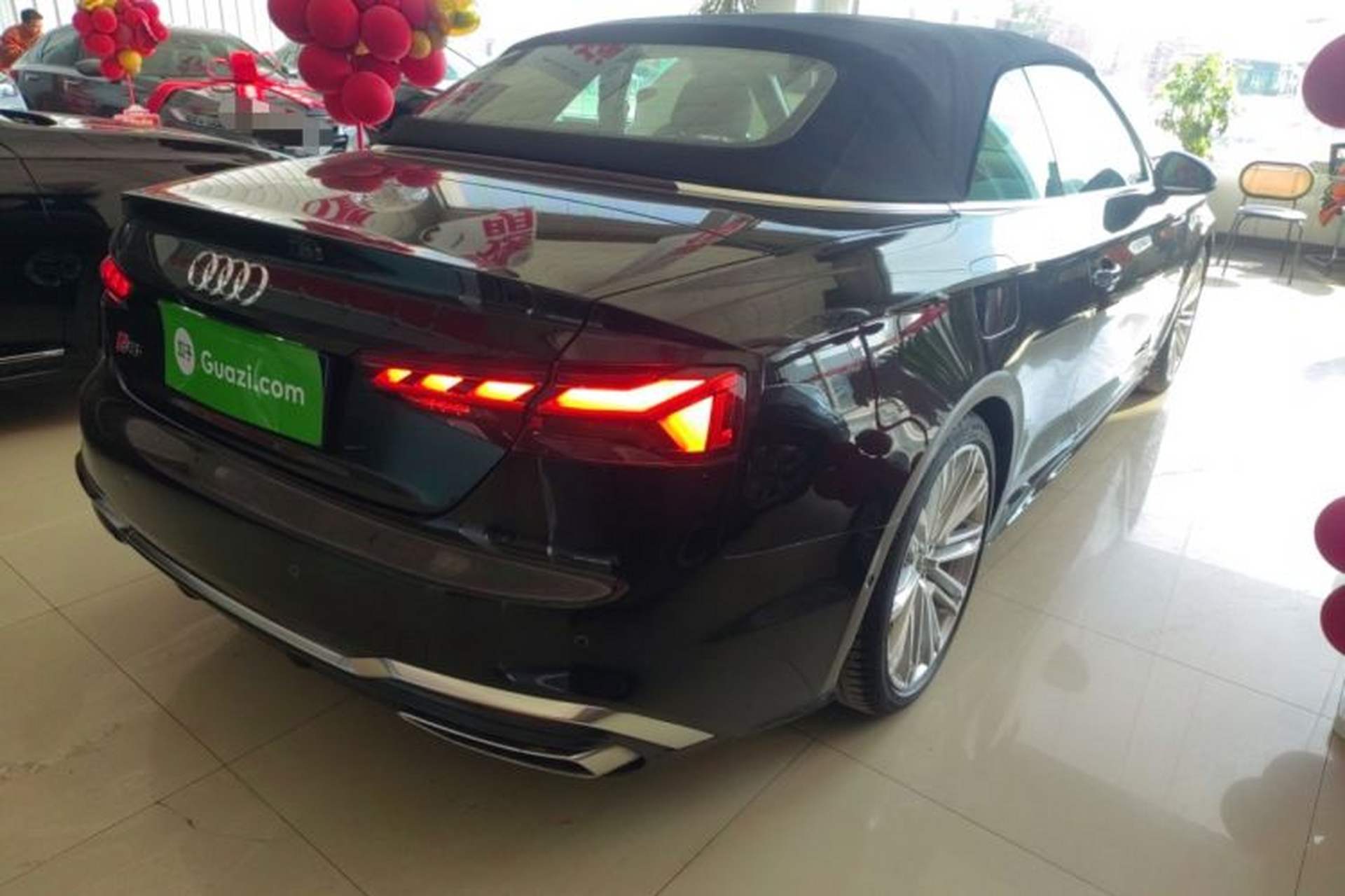 Used Audi A5 2024 Cabriolet 40 TFSI Fashionable and Dynamic Model Rear Right 45 Deg