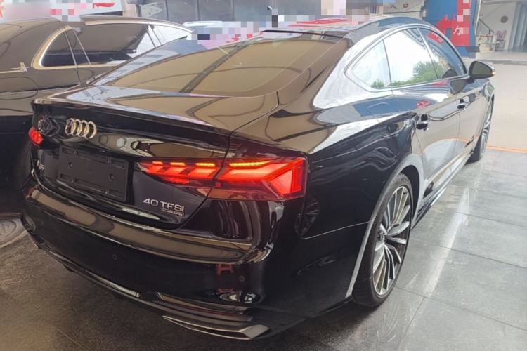 Used Audi A5 2024 Sportback 40 TFSI quattro Luxury Dynamic Model Rear Right 45 Deg