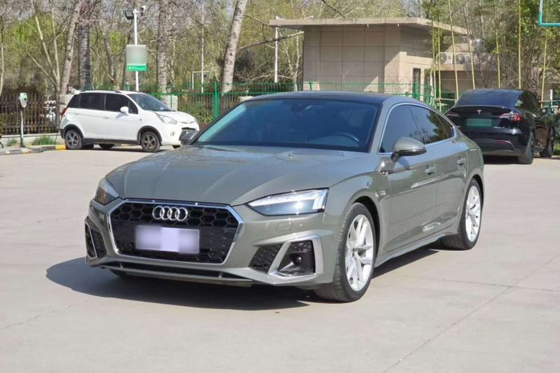 Used Audi A5 2024 Sportback 40 TFSI Fashionable and Dynamic Model Front Left 45 Deg