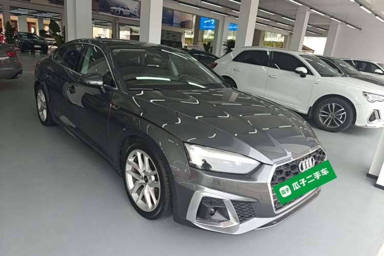 Used Audi A5 2024 Sportback 40 TFSI Fashionable and Dynamic Model Front Right 45 Deg